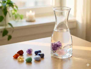 Edelstein Anwendung Wellness